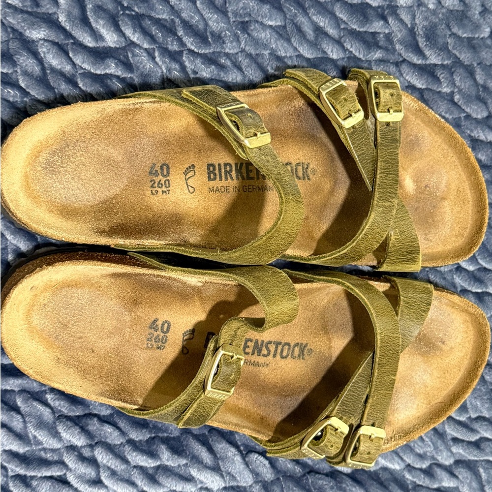 Birkenstock Olive Franca Sandals